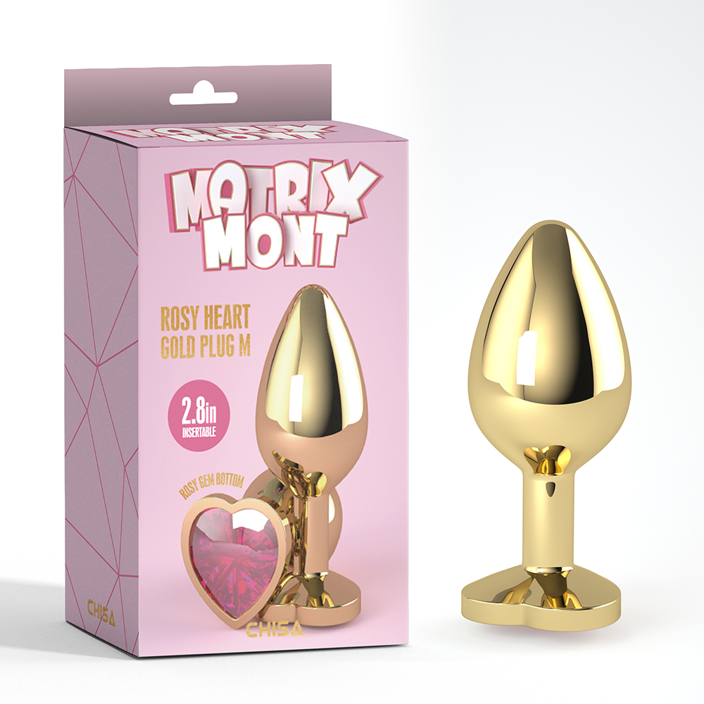 Plug Anal de Corazon Rosado M  Sexshop A1 Per